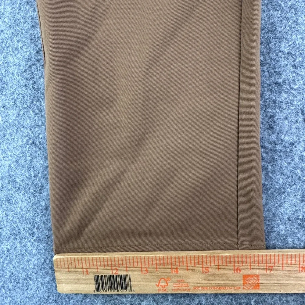 Vuori Meta Pant Mens 34 Tobacco Brown Performance Chino V427 Slim Straight